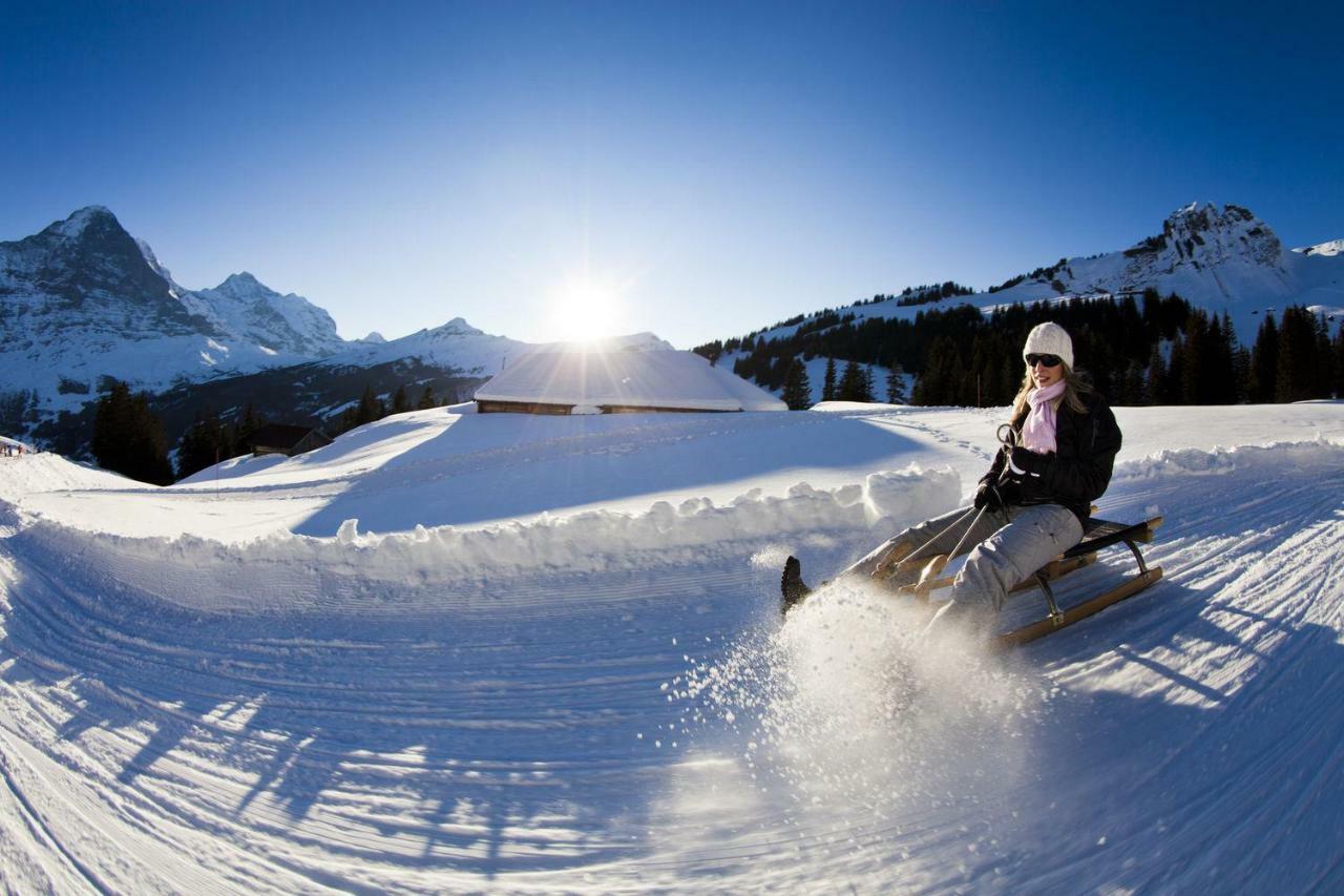 Wetterhorn, Eiger, Jungfrau, Amazing! Apartment Grindelwald Luaran gambar